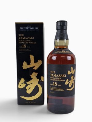 yamazaki 18 year old single malt japanese whisky
