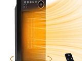 une photo d'un radiateur portable équipé d'une télécommande
