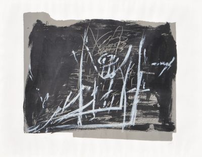 un dessin en noir et blanc sur une feuille de papier