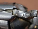 a close up view of a metal hand with a broken thumb