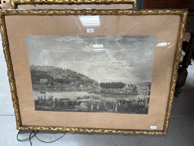 une photo d'une photo d'un tableau dans un cadre doré