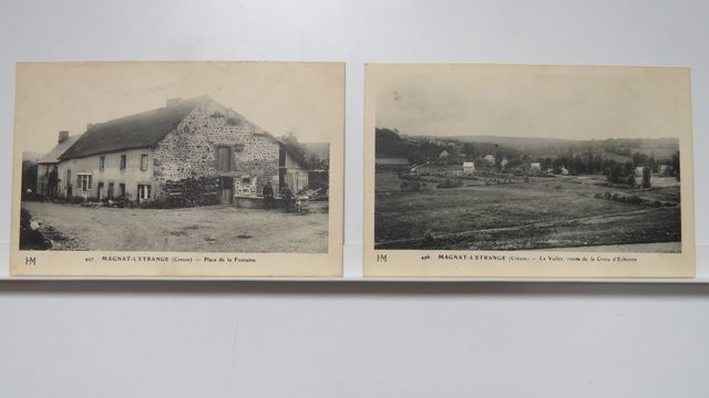 Magnat-l’Étrange : Lot de 2cpa (État superbe) : La Vallée (HM 496...