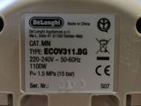 a label on the back of a sewing machine