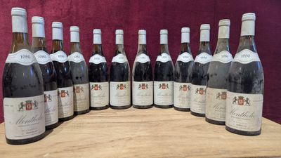 12 Bouteilles MONTHELIE 1986 - Domaine J.