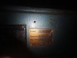a close up of a machine with a code on it