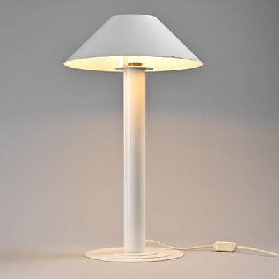 Bent KARLBY (1912-1998) Lampe en métal laqué blanc à base ci…
