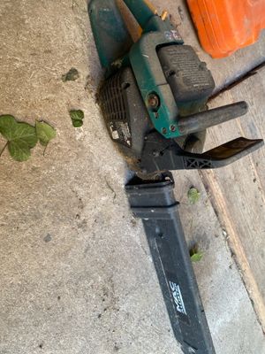 Tronçonneuse thermique de la marque MAC ALLISTER. Lot vendu … - Photo 1