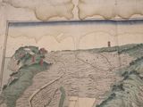 a picture of a picture of a map on the wall