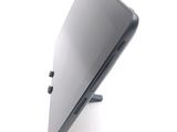 a close up of a laptop computer on a stand