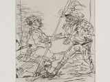 an image of a drawing of a man and a woman on a boat