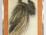 an image of a painting of a woman with long hair