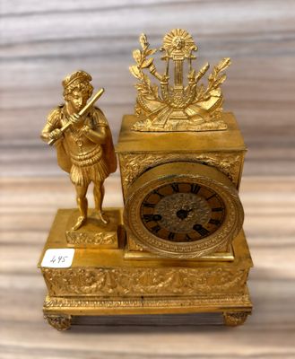 Petite Horloge époque Empire Ht 26 cm