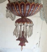 Travail Ottoman, début XXème, Important lustre en verre à 24… (photo 6)