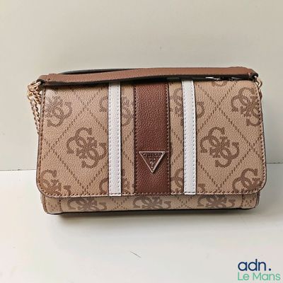 Sac à bandoulière Louis Vu Vu Monogramme, marron et blanc