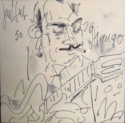 Jan Paul (1910 - 1953) Django Reinhardt