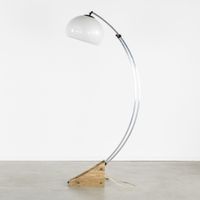 Lampe à bras articulé italienne, en métal chromé, plexiglas … (photo 3)