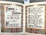 an open book with a picture of a star on it