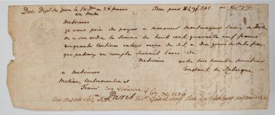 un gros plan d'un morceau de papier sur lequel on a écrit