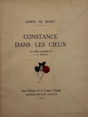 BONDY (Comte de). Constance dans les cieux. Paris, Georges S…