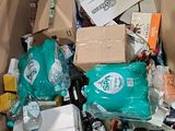 a cardboard box full of various items that are in it