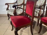 three chairs with red upholstered upholstered upholstered upholstered upholstered upholstered upholstered upholstered
