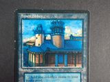 a picture of a card with a picture of a castle