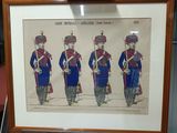 a picture of a picture of three soldiers in uniform