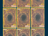 six square coasters with a picture of a spiral design on them