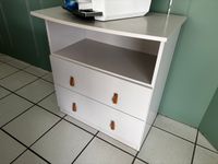 Meuble mélaminé blanc