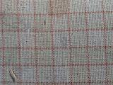 a close up of a piece of fabric with a bug on it