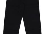 a picture of a pair of black jeans on a white background