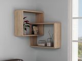 une photo d'un salon avec un canapé et une bibliothèque