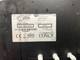 an image of a machine with a label on it ' s side