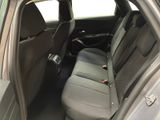 the back seat of a car with a seat belt in it