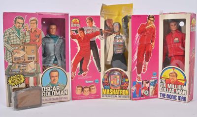 Kenner, The Six Million Dollar Man, 1975, trois figurines vê…