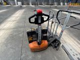 a machine that is sitting in the middle of a warehouse