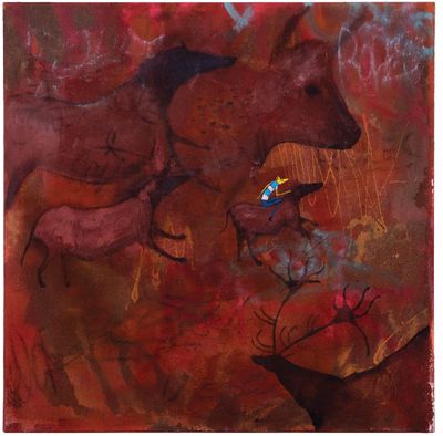 SELOR RUE PESTRE, 2018 Terre naturelle, encre et acrylique s… - Photo 1