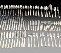 Parties de ménagères en métal argenté divers comprenant cout… (photo 3)