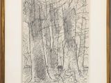 an image of a drawing of trees in a forest
