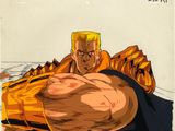 une image représentant le dessin d'un homme tenant son poing serré