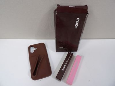 RHODE - Lip Case Étui en silicone pour iPhone 15, espresso, …