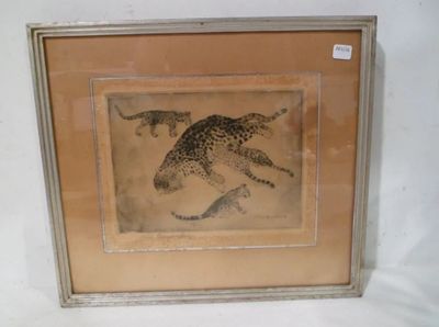 an image of a picture of a cheetah in a frame