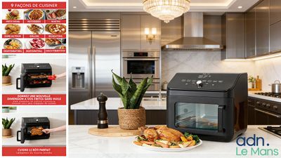 Instant Vortex Plus 13L : four et friteuse XXL 9-en-1 avec a…