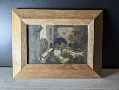 Léon RICHET (1847-1907). Vue de Moulin.