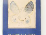 blue and white picture of a butterfly on a blue and white background