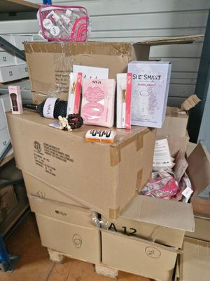 a pile of boxes that are stacked on top of each other