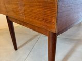 an image of a wooden table with a drawer on top of it
