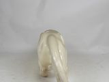 porcelain figurine of a white elephant on a white background