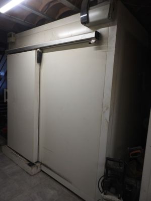 Chambre froide négative groupe non incorporé porte coulissan…
