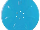 une image représentant un frisbee bleu sur fond blanc